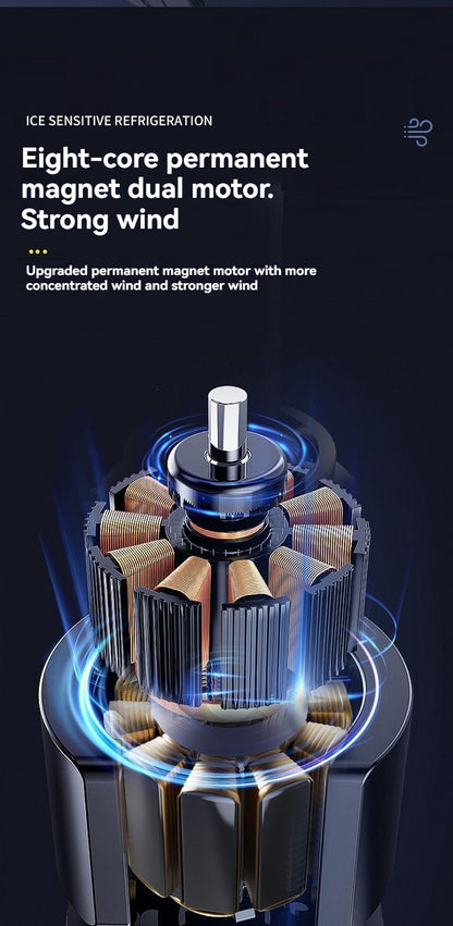 Double-head Powerful Air Cooler (With Remote)