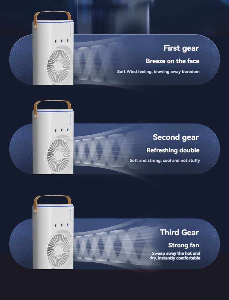 Double-head Powerful Air Cooler (With Remote)