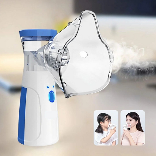 Portable Mesh Nebulizer for Quick, Silent & Effective Respiratory Relief | Rechargeable, Ultra-Quiet,Nebulizer for Adults & Kids| 1-Year Warranty